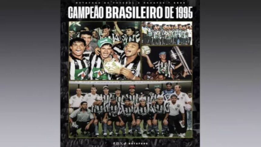 A Alegria Dos Jogadores Do Botafogo Após O Título De 1995
